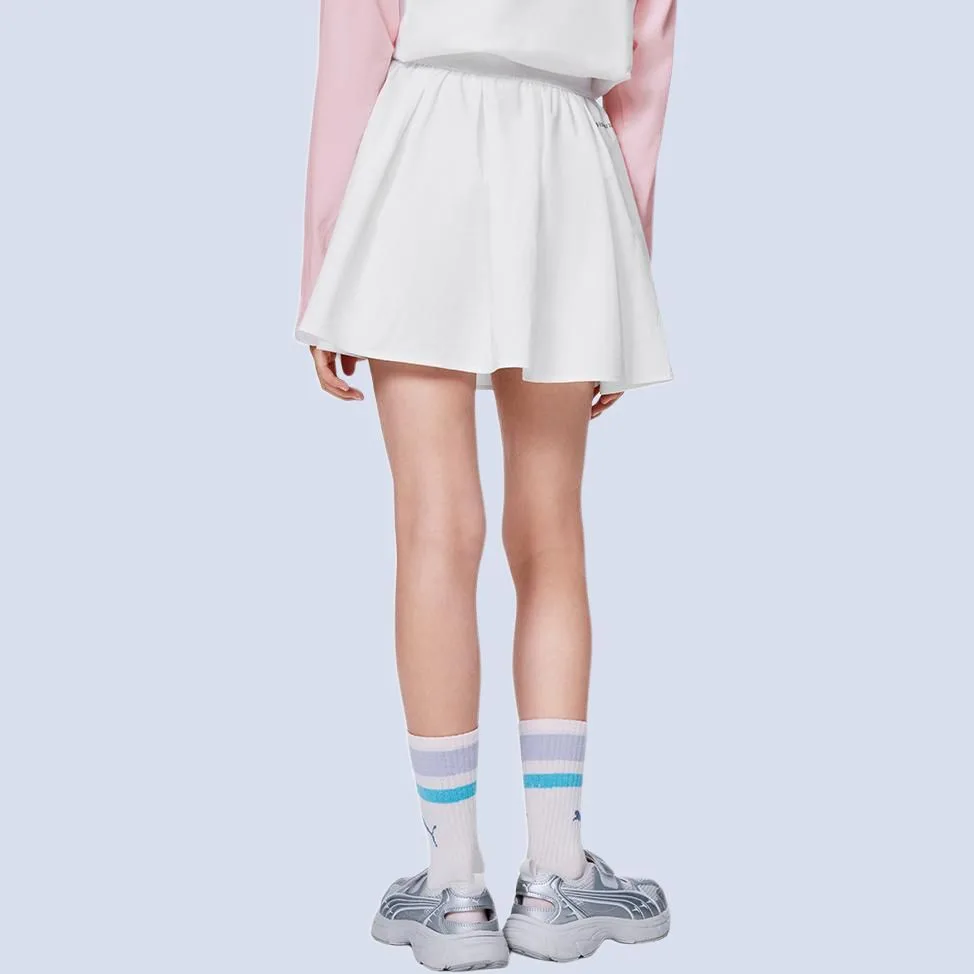 Детская юбка Moderate Short PUMA, raw белый 10101 — фото 4