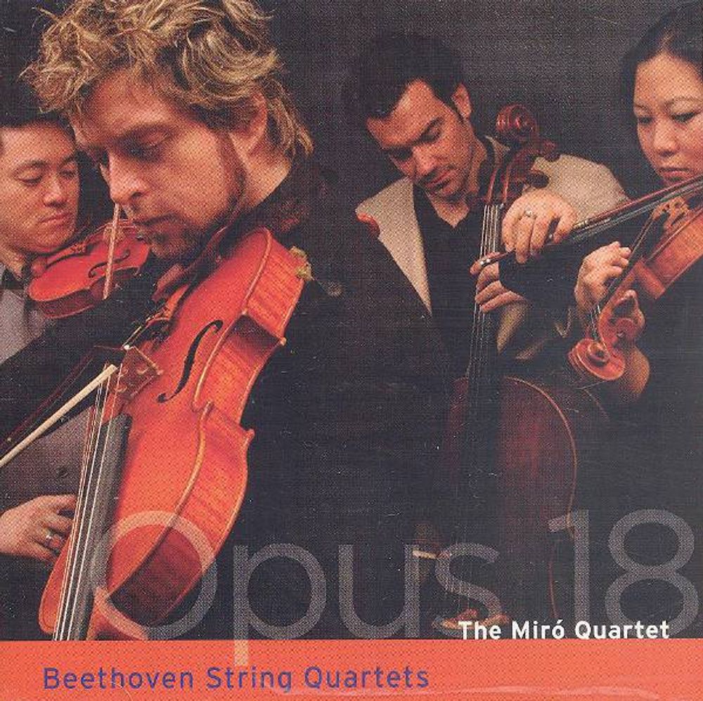 

Диск CD Beethoven: Opus 18 Complete - Ludwig van Beethoven, Miró String Quartet