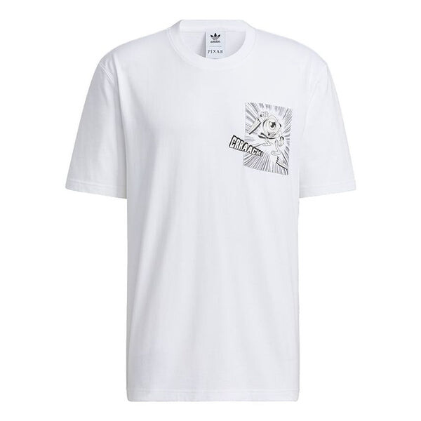 

Футболка originals x disney manga ss tee 1 sports short sleeve men's white Adidas, белый