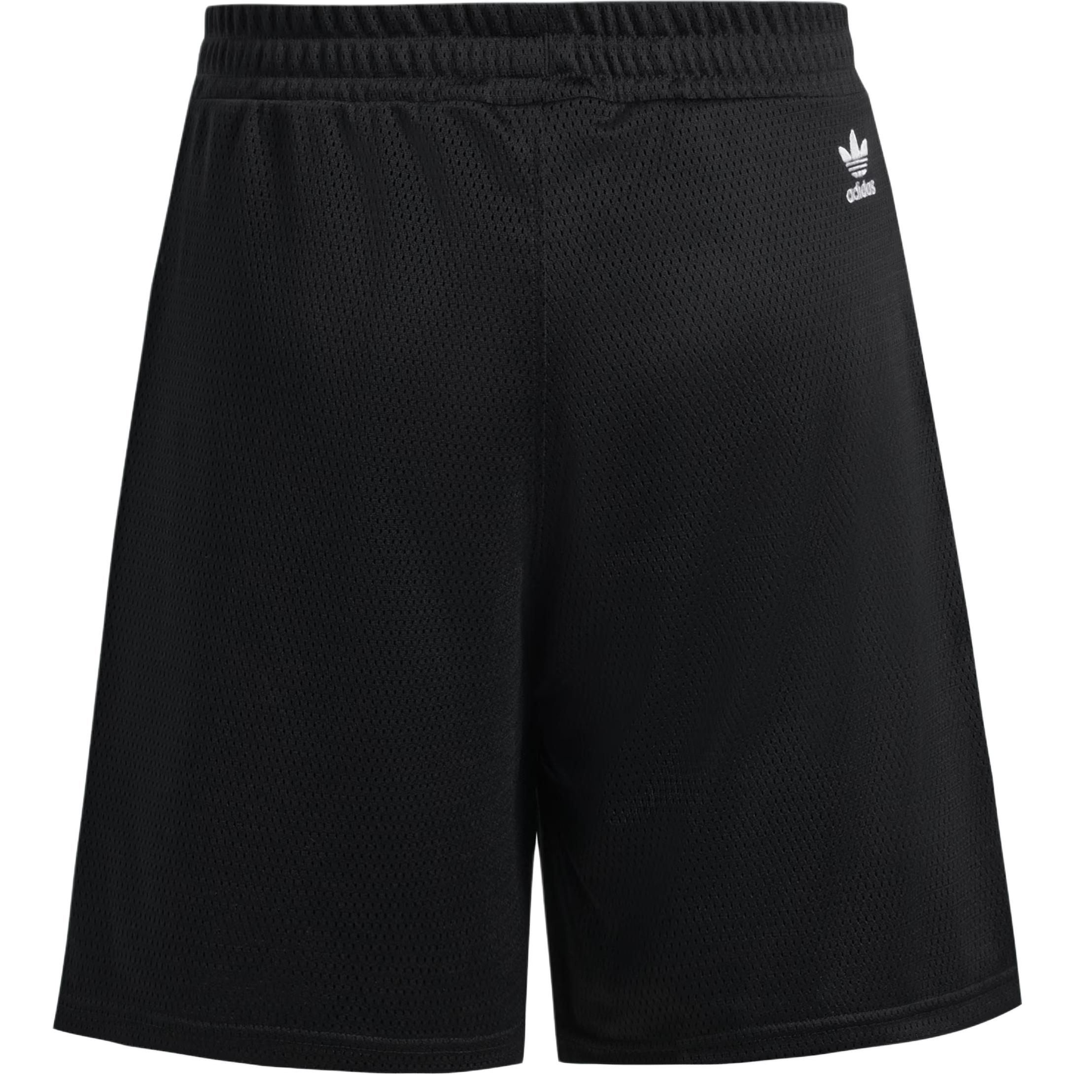 Ретро SS25 сетчатые шорты спортивные шорты Unisex Adidas Originals, черный — фото 3