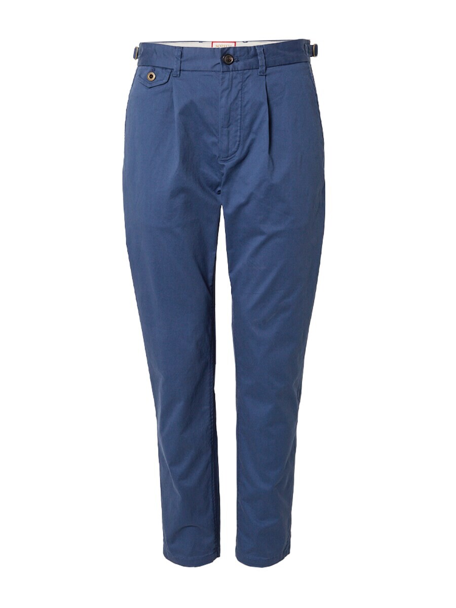 

Тканевые брюки SCOTCH & SODA Regular Pleat-Front Pants Blake, темно-синий