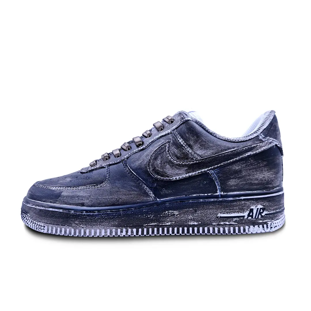 

Кроссовки Nike Air Force 1 Skateboard Shoes Unisex Low-Top White Black, Черный, Кроссовки Nike Air Force 1 Skateboard Shoes Unisex Low-Top White Black
