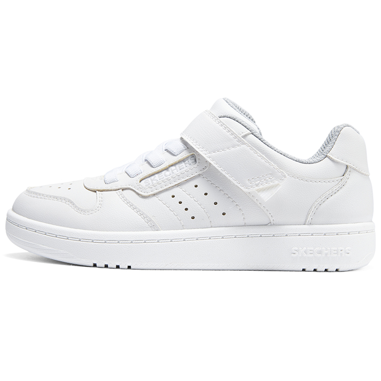 

Износостойкие противоскользящие низкие детские скейтерские кроссовки белый Kids' Skechers