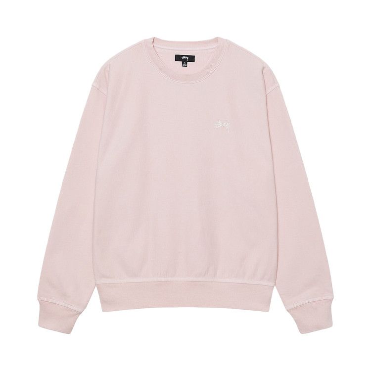 

Свитер Stussy Overdyed Stock Logo Crew, Light Pink