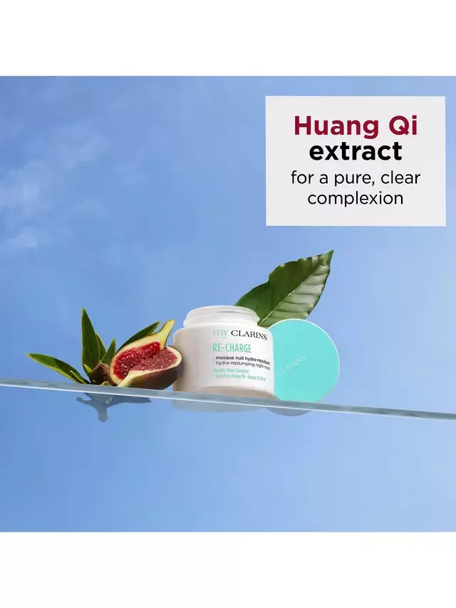 Маска для лица Clarins — Ночная увлажняющая My RE-CHARGE Hydra-Replumping Night Mask, 50 мл — фото 4