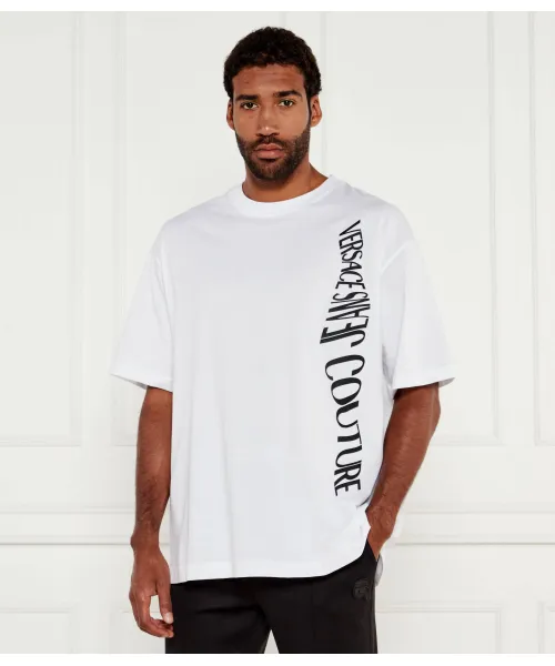 

Футболка Loose fit Versace Jeans Couture, белый