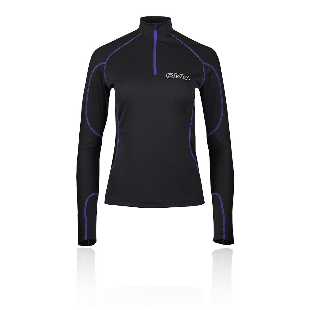 

Спортивный топ OMM Meridian Zip Running, черный