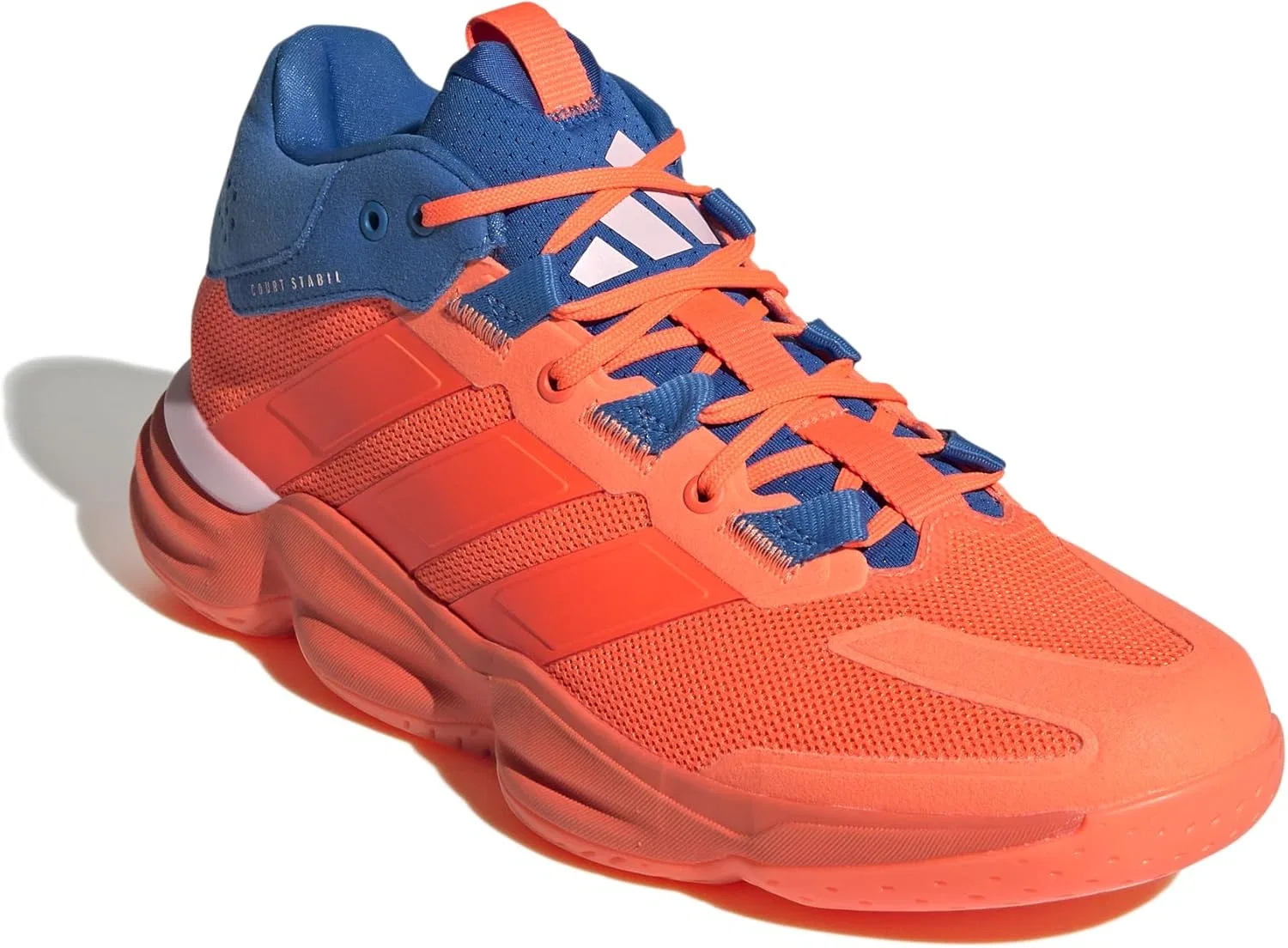 Мужские кроссовки Adidas Court Stable для игры в помещении, Team Solar Orange Team Solar Orange Bright Royal — фото 3
