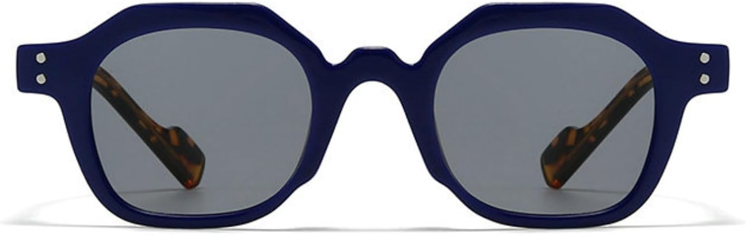 

Солнцезащитные очки COTIA в стиле ретро с шестиугольными линзами для женщин и мужчин, с многоугольными, квадратными и нерегулярными линзами, винтажные, модные, с индивидуальным дизайном, Blue