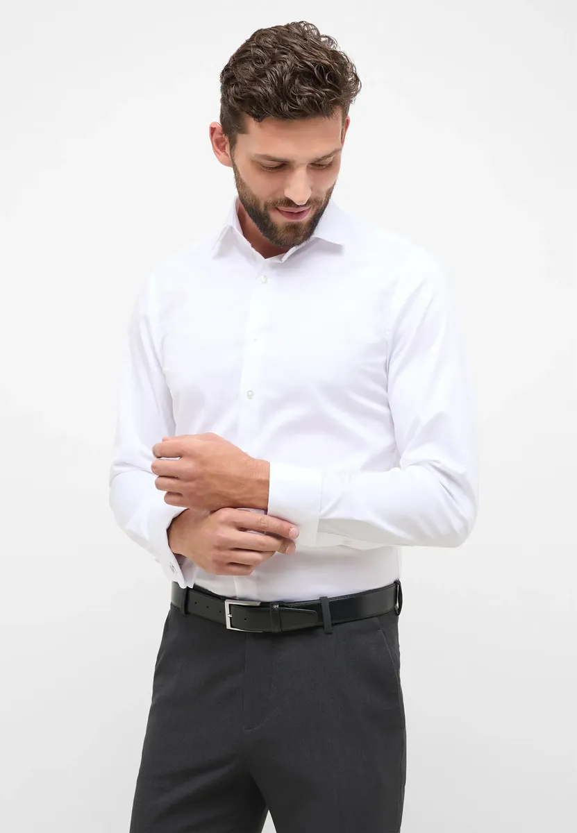 

Рубашка Eterna с длинными рукавами "SLIM FIT", белый