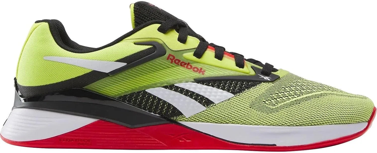 Кроссовки Reebok Unisex Nano X4, Hypgrn Black Vecred