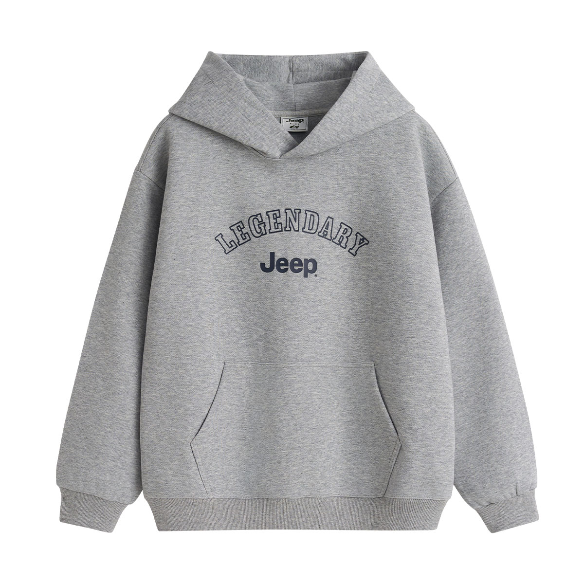 

Толстовка с капюшоном Grade School Jeep, серый (fleece-lined)