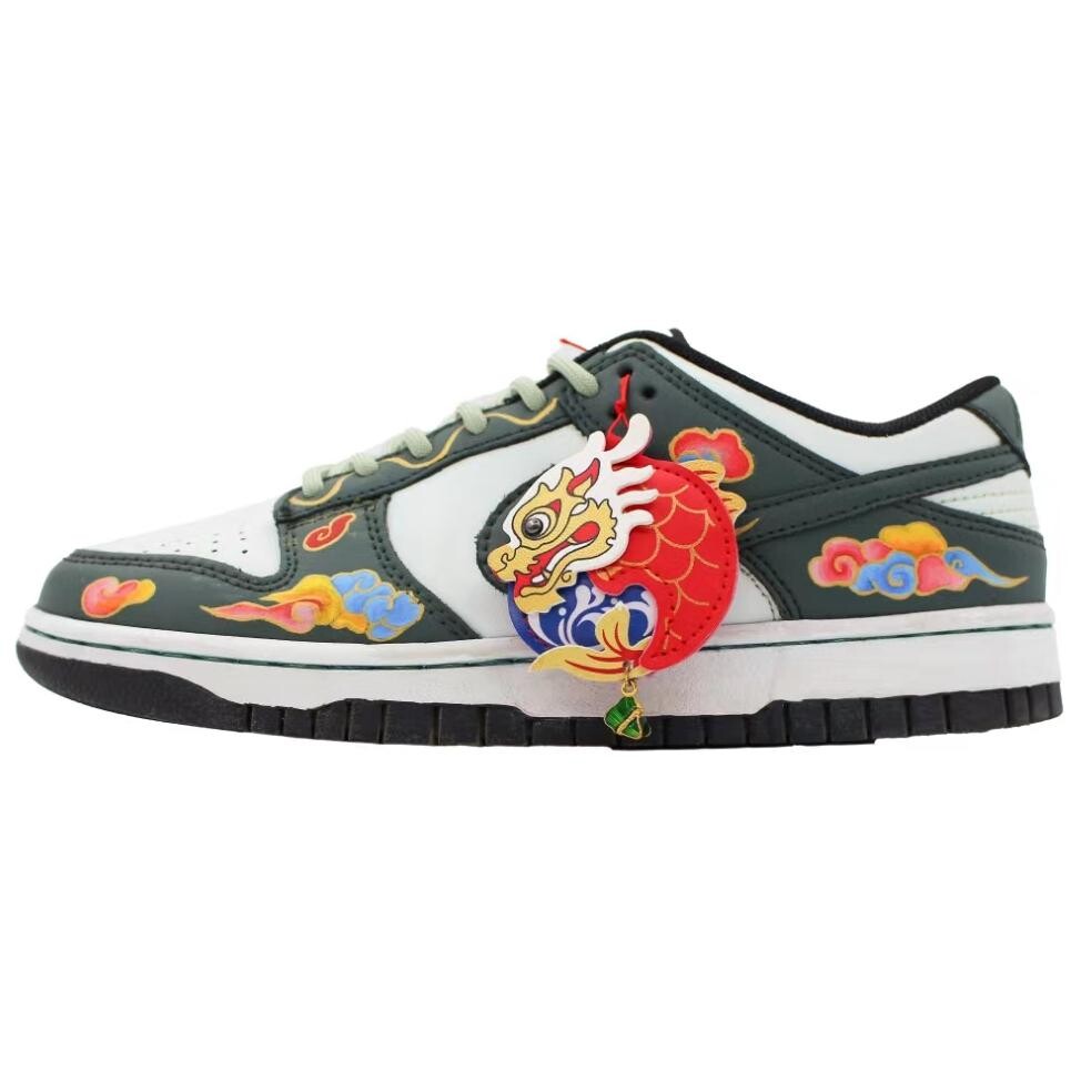 

Кроссовки Nike Dunk Skateboarding Shoes Men Low-top Black, черный