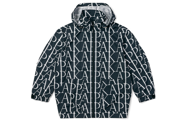 

Женская куртка Каппа Kappa, цвет Black print - 990P