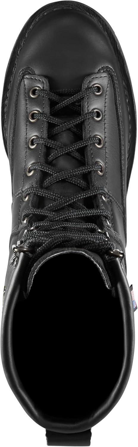 Мужские ботинки Danner Fort Lewis 10" - верх из цельнозернистой кожи, подходящей для полировки, водонепроницаемая GORE-TEX, утеплитель Thinsulate 200G, подошва Vibram, черный — фото 4