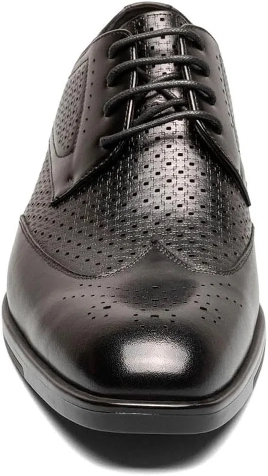 Мужские оксфорды Stacy Adams Asher Wingtip Lace, Black — фото 4