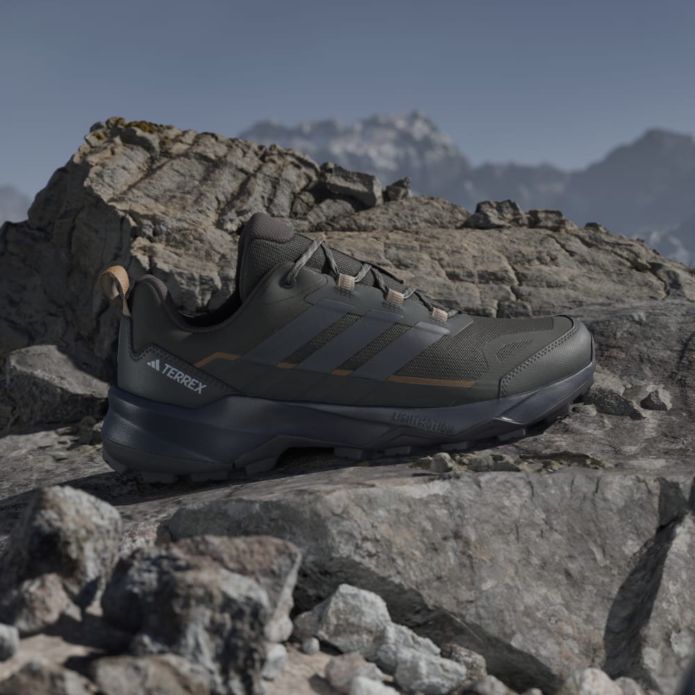 Кроссовки Adidas Terrex Skychaser Ax5 Hiking Shoes, цвет Shadow Olive/Carbon/Savanna — фото 2