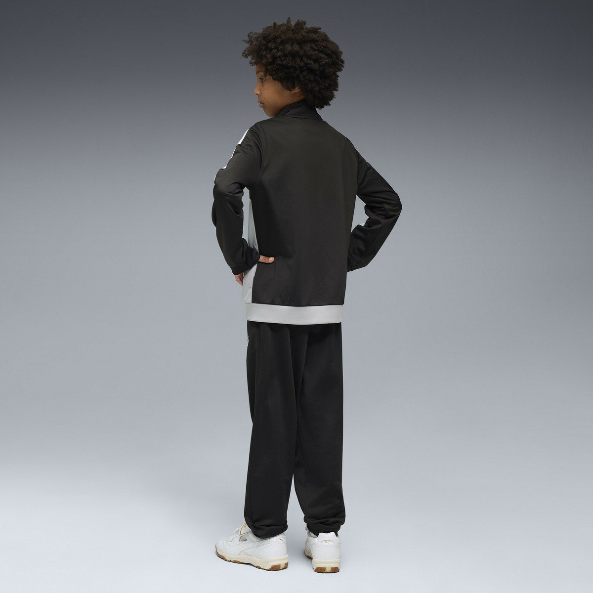 Детский спортивный костюм PUMA Sport Poly Suit, размеры 120-160 см, PUMA Black — фото 2
