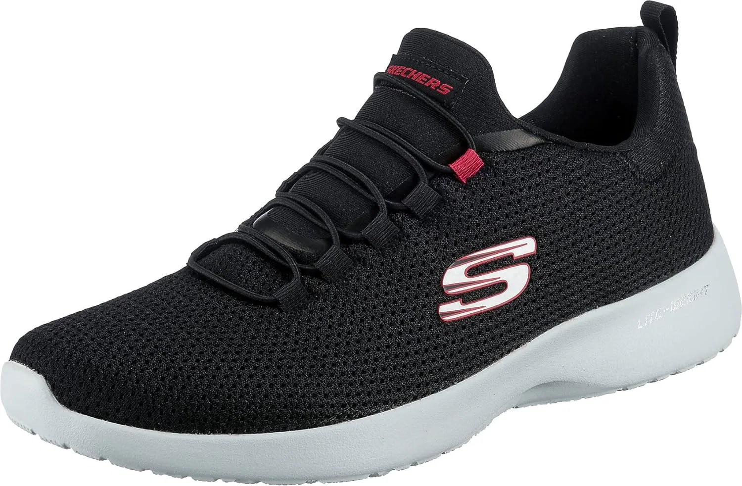 Мужские кроссовки Skechers Dynamighttraining, спортивная обувь, Black Mesh Red Trim