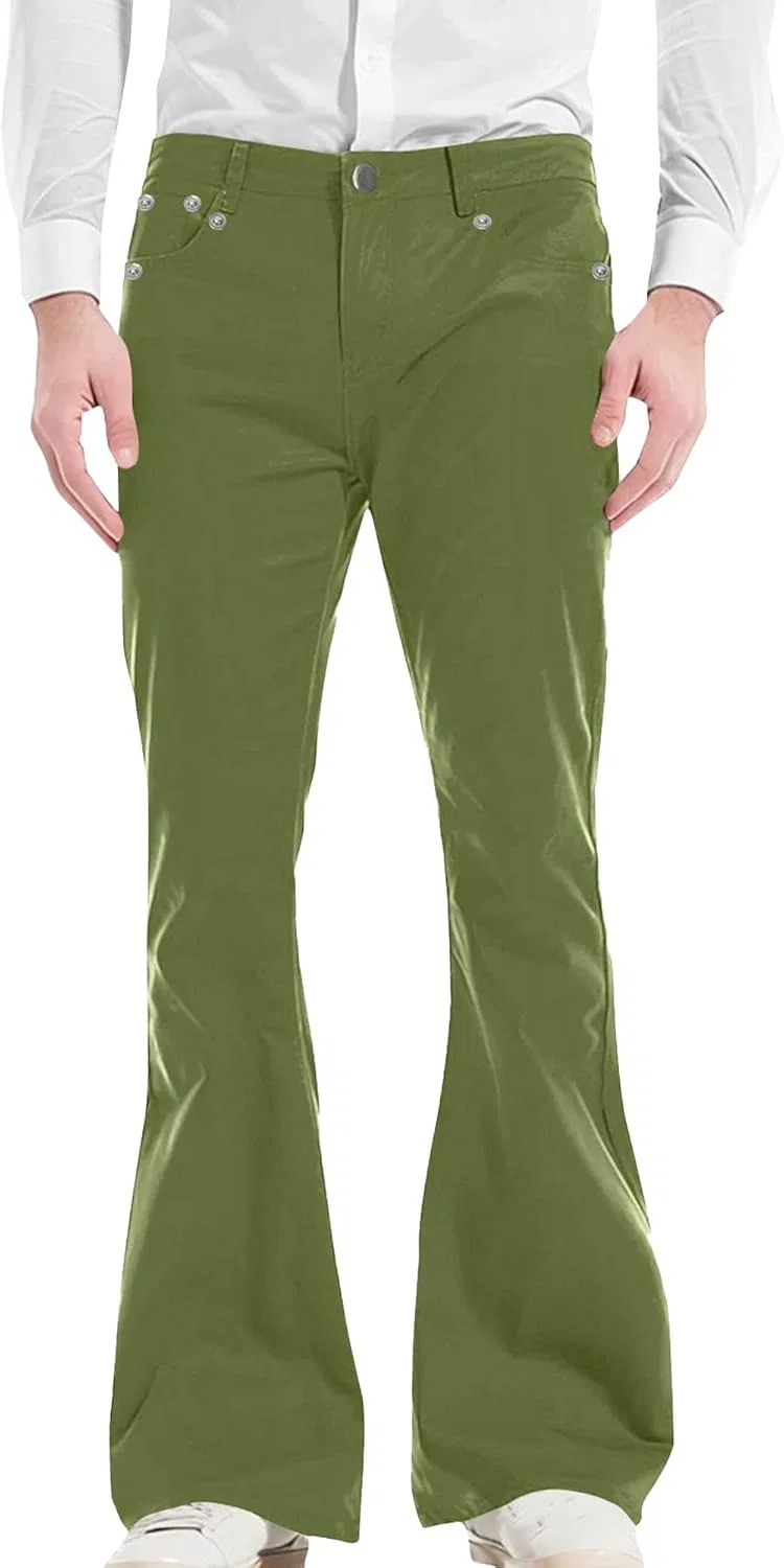 Джинсы клеш Regular Fit, Disco Vintage, зеленый