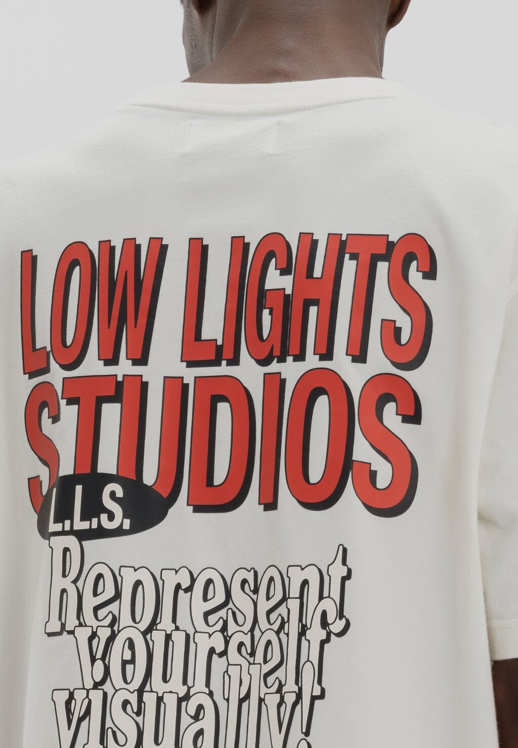 

Футболка с принтом REPRESENTATION LOW LIGHTS STUDIOS®, кремовый