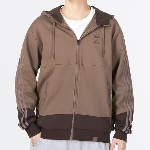 Куртка st gz must haves трикотажные Куртка Adidas, коричневый — фото 3