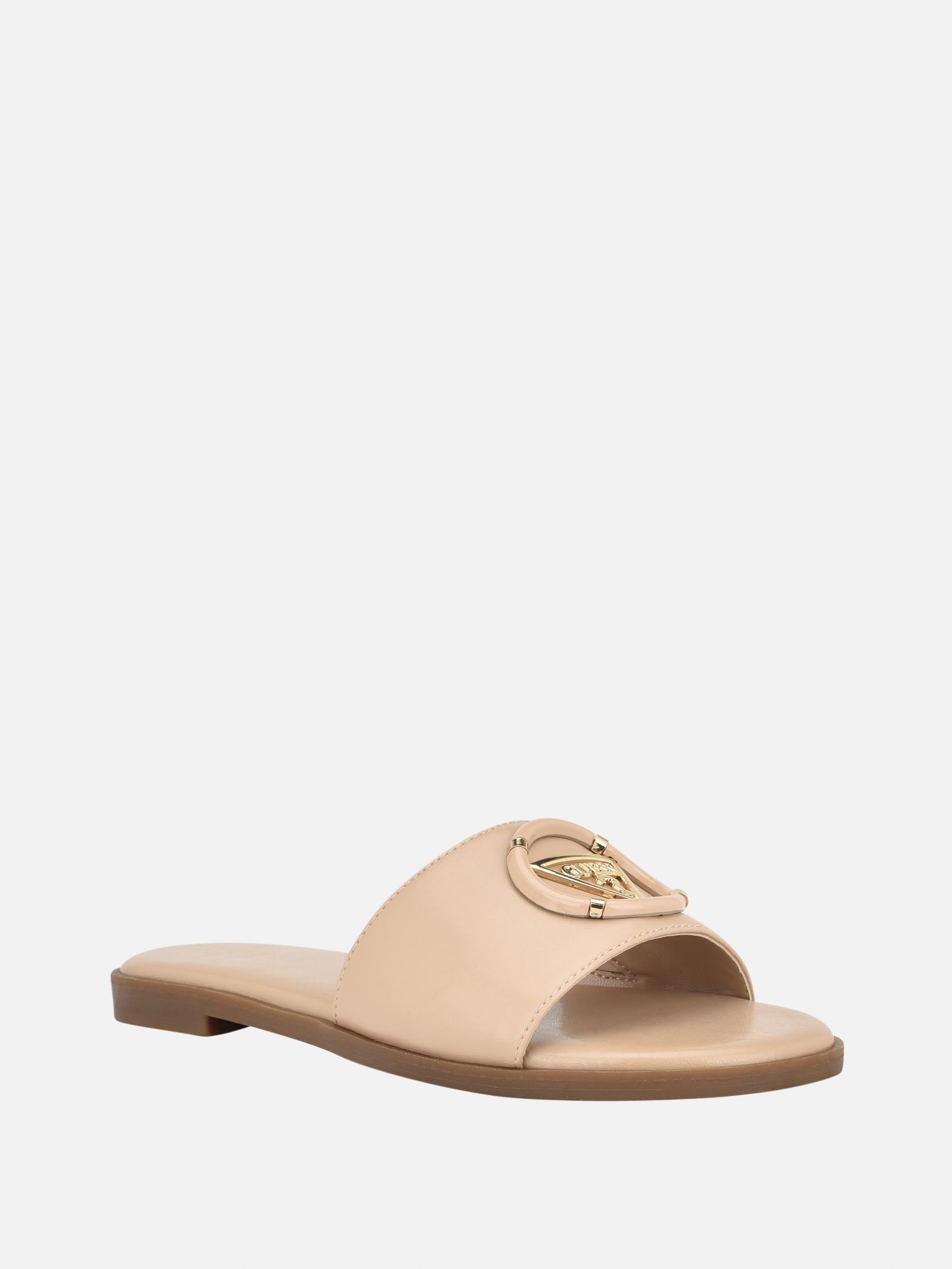 Magnify Пляжные шлепанцы из искусственной кожи Guess Factory, Light Natural