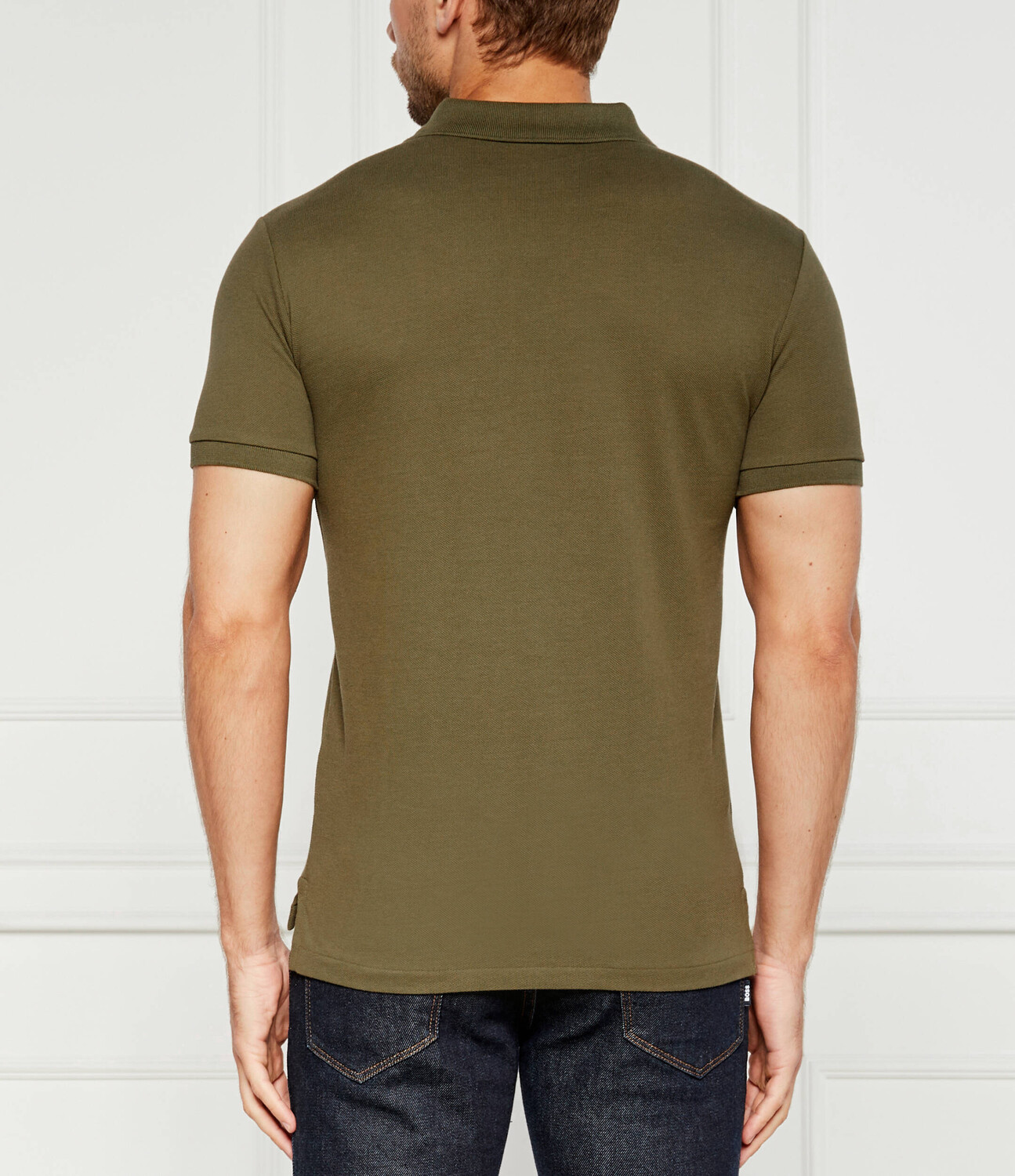 Поло POLO RALPH LAUREN Slim Fit pique, цвет cachi — фото 4