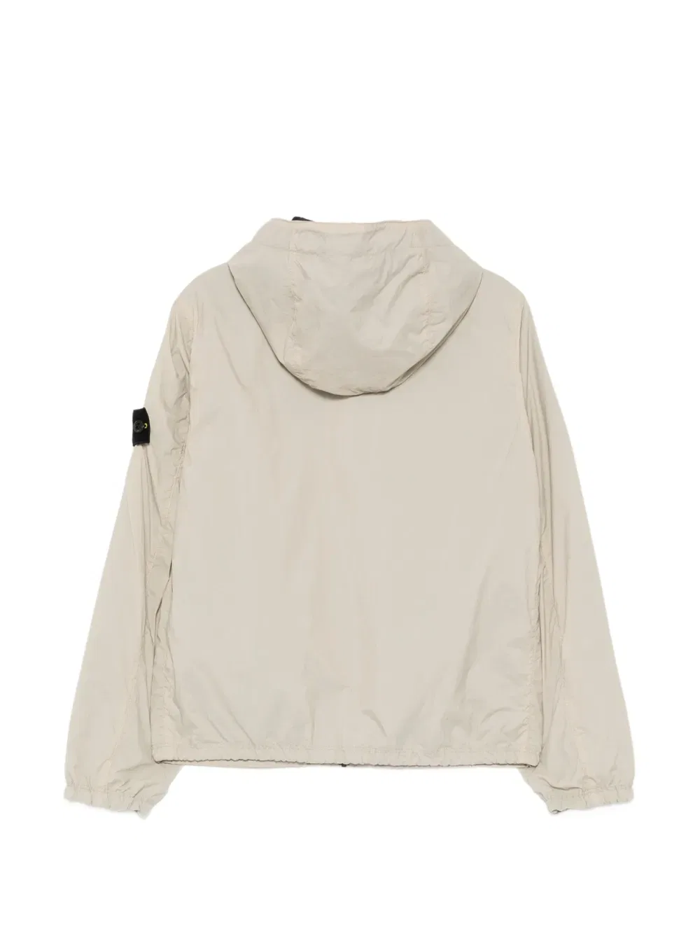 Куртка с капюшоном и нашивкой с логотипом Stone Island Junior, нейтральный — фото 2