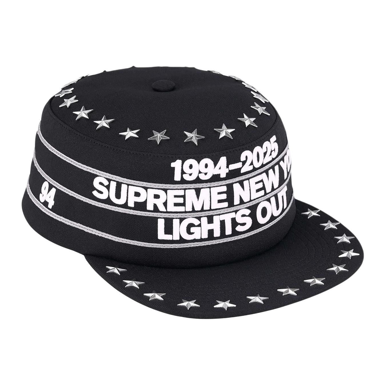 

Supreme Бейсболка унисекс из полиэстера черно-зелено-красно-голубого цвета, Black