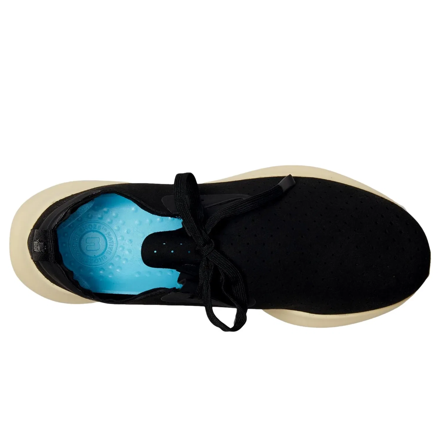 Мужские кроссовки Native Shoes Apollo 10 Jiffy Black / Tapioca Off White F0000156-1060 — фото 3