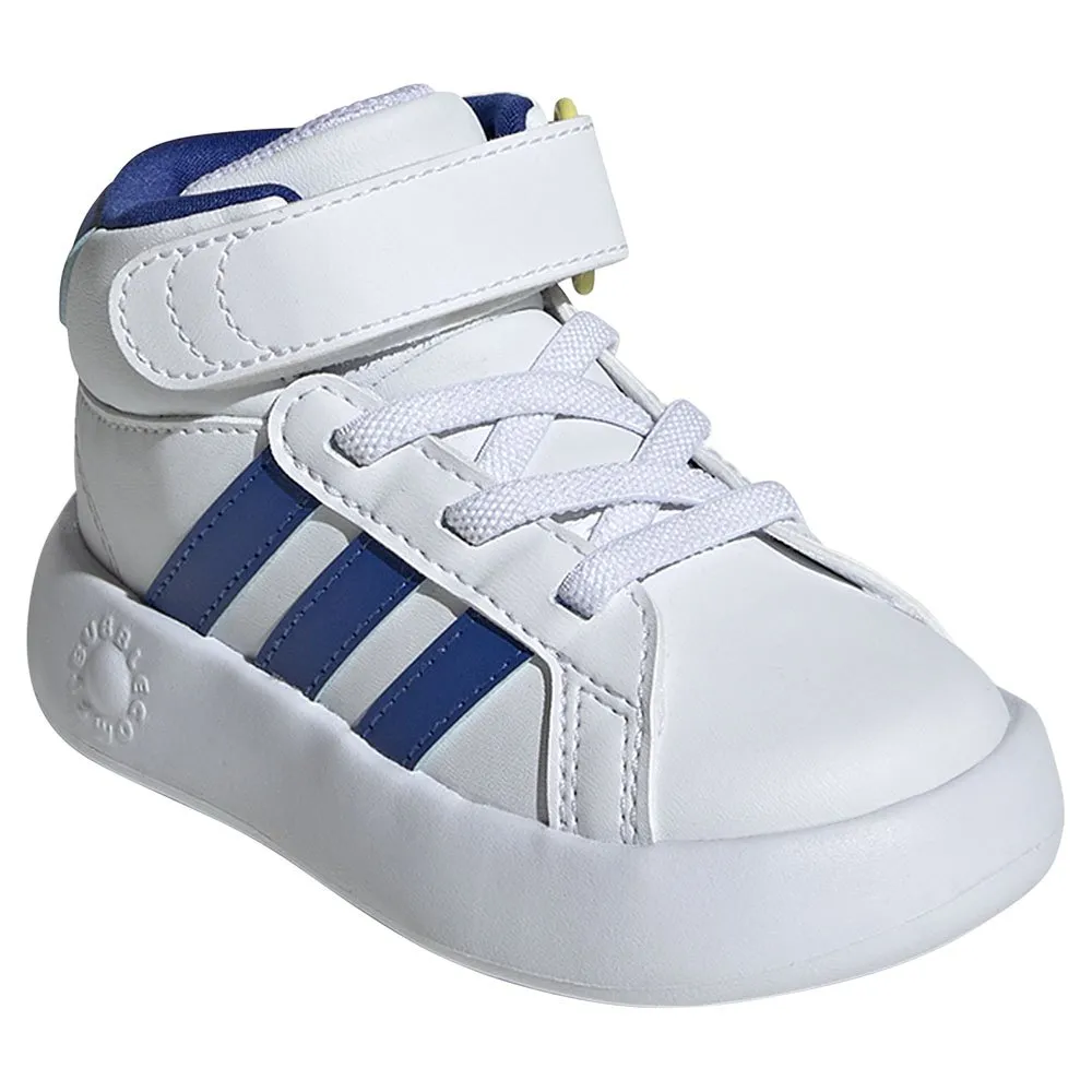 Детские кроссовки adidas Grand Court Mid, белый — фото 4