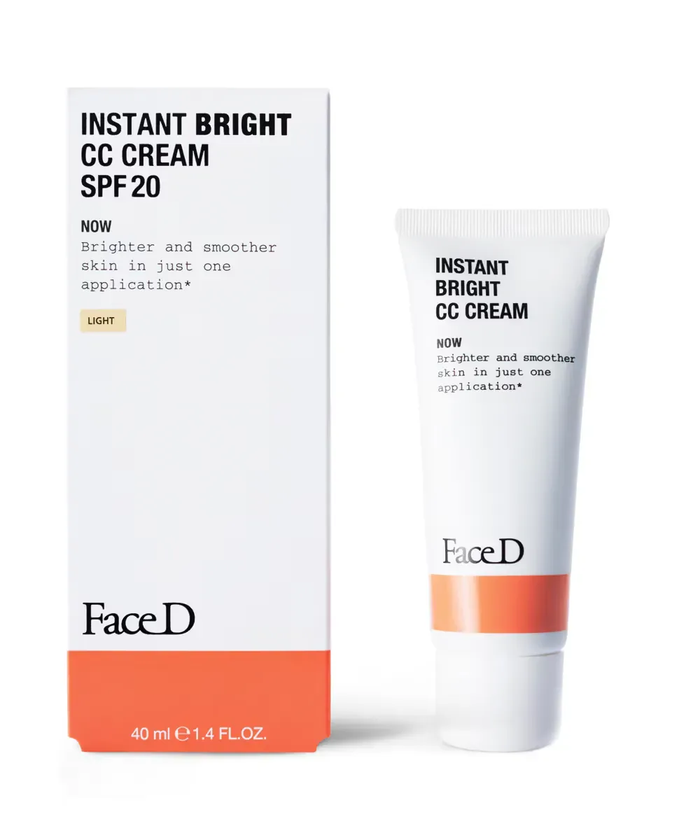 СС-крем Корректирующий Цвет с SPF20 для лица D Face D, Light — фото 2