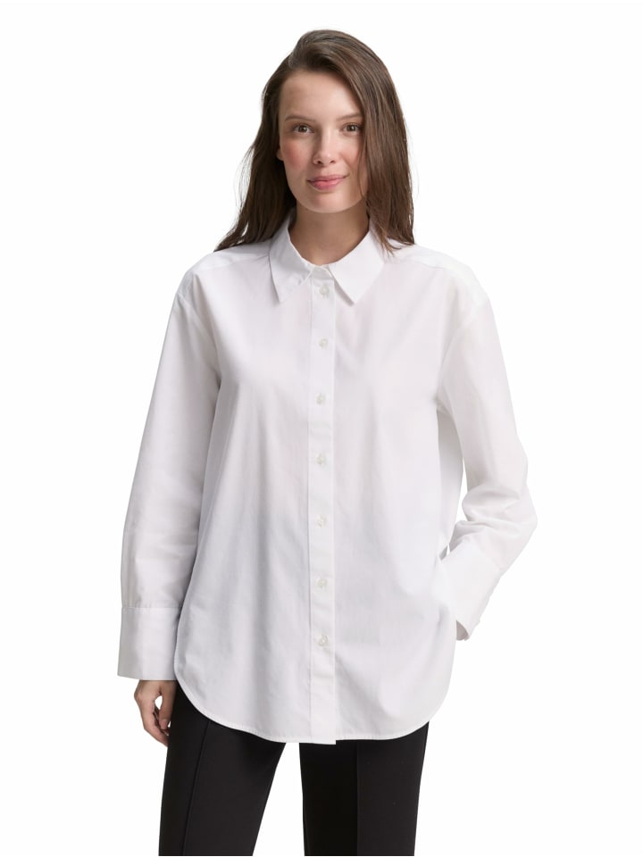 

Блузка с длинными рукавами для женщин в комбинированном исполнении Tom Tailor