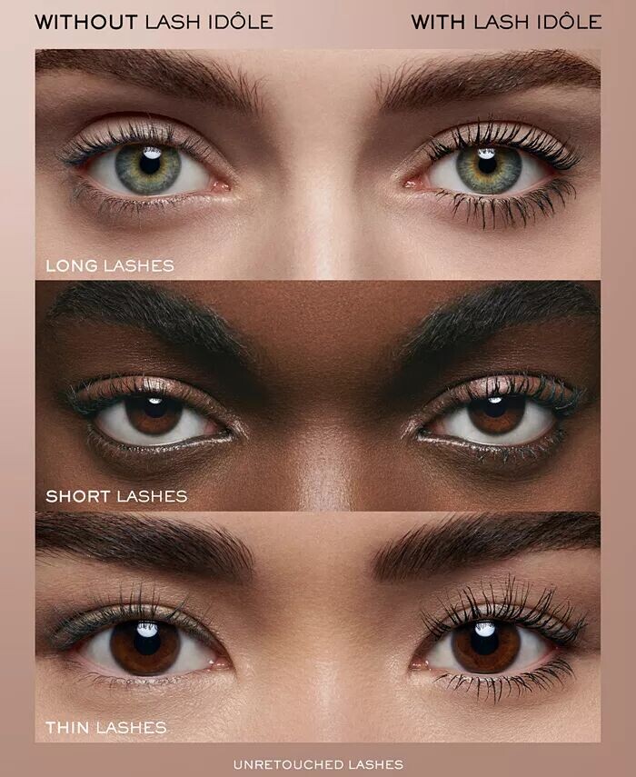 Водостойкая тушь для ресниц Lancôme Lash Idôle, 01 Glossy Black, 8 мл — фото 4