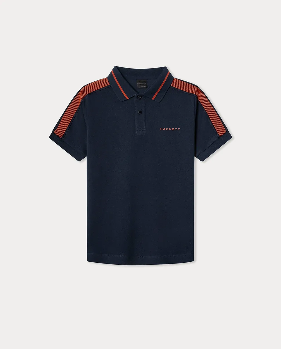 

Детская футболка Polo Tape от HS Hackett, темно-синий