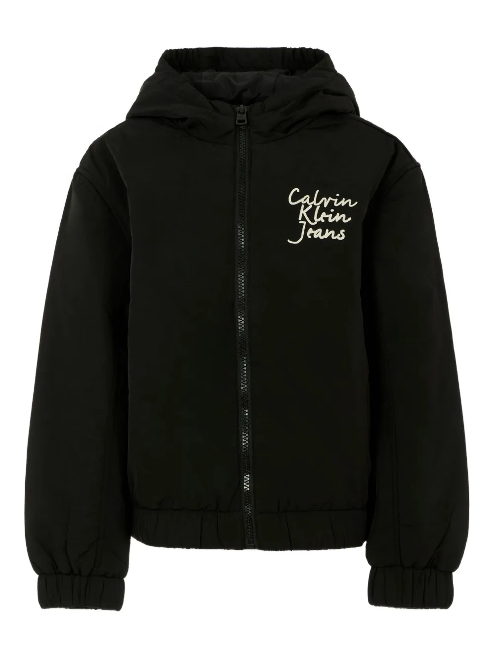 

Куртка с капюшоном и логотипом Calvin Klein Kids, черный