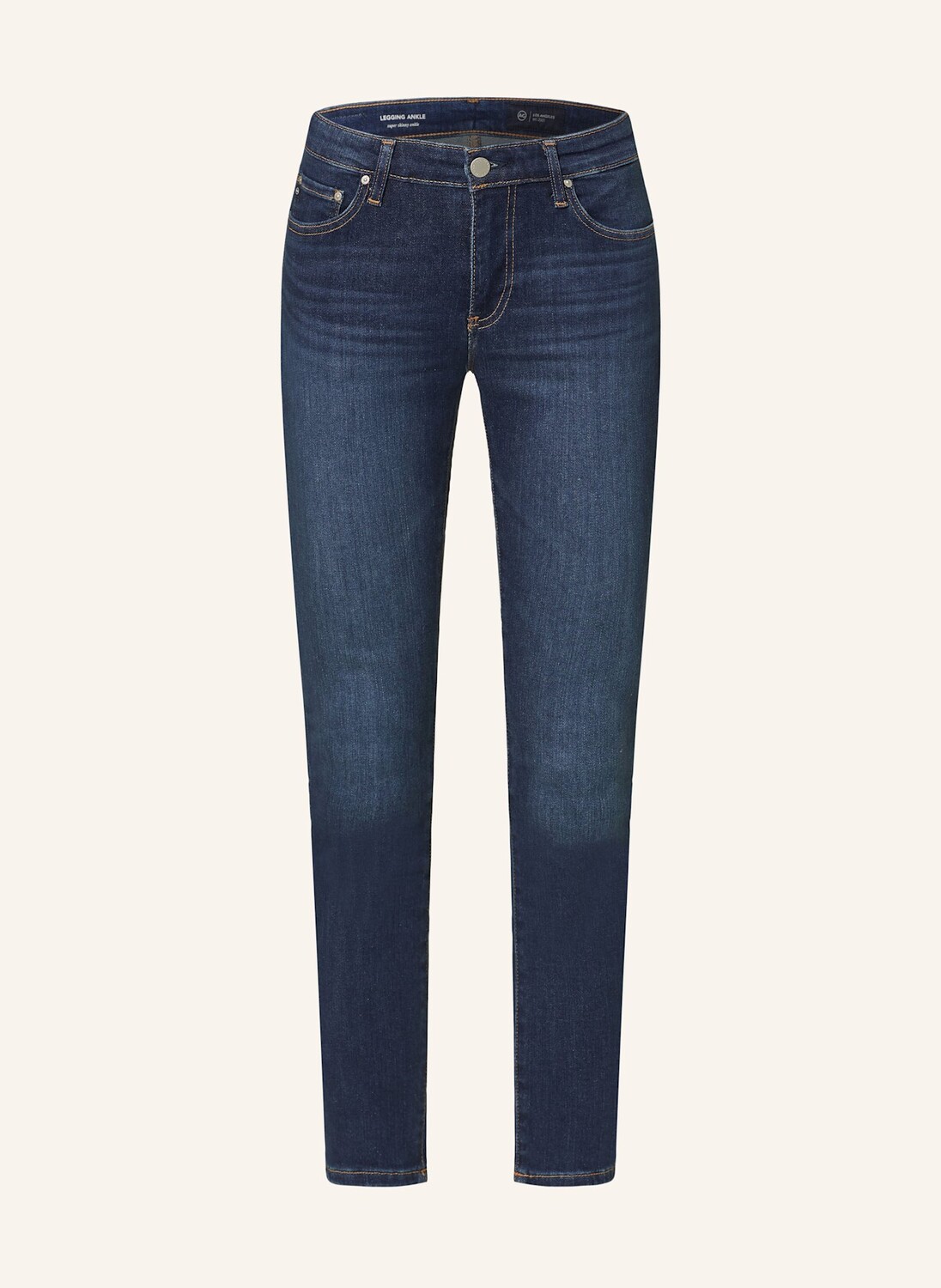 

Джинсы скинни леггинг анкл AG Jeans, цвет 4DRK 4 YRS DARK