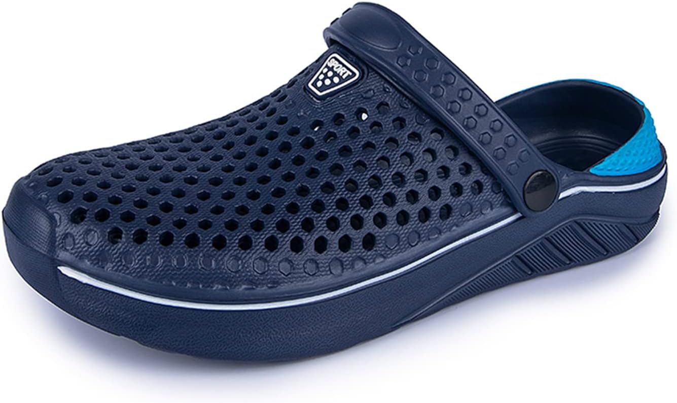 

Женские мужские босоножки для пляжа, водные туфли, обувь, тапочки, прогулочные туфли, домашние, туристические туфли, дышащие сетчатые мюли, кроссовки с открытой пяткой, обувь без шнуровки Mdpcx, синий