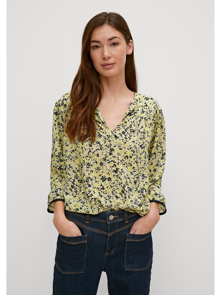 

Блуза comma CI Bluse langarm, желтый