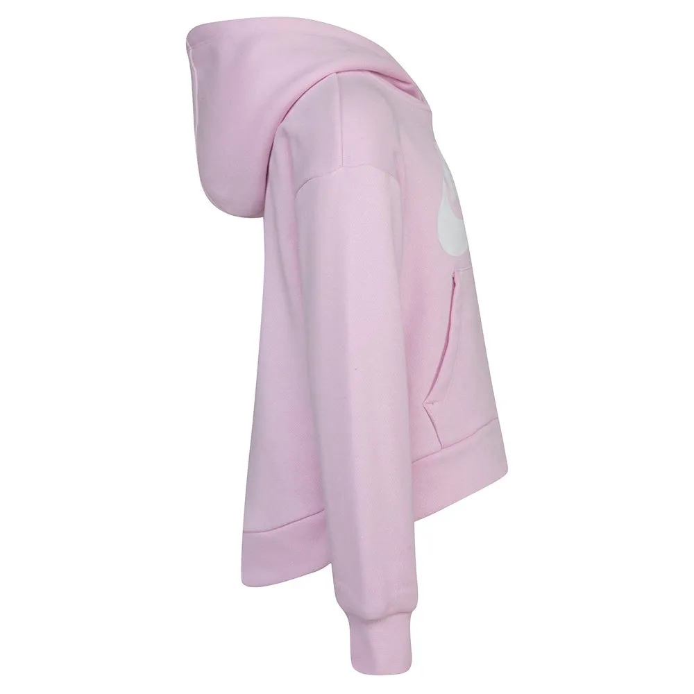 Толстовка Nike Club Fleece High Low, розовый — фото 4