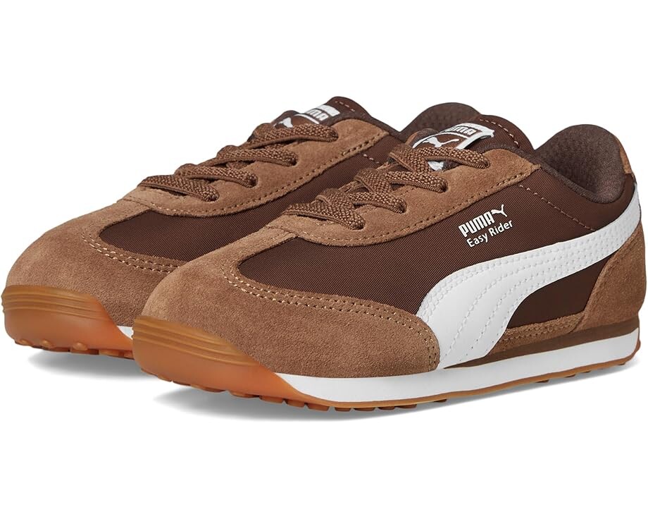 

Кроссовки PUMA Kids Easy Rider, цвет Haute Coffee/Puma White/Espresso Brown