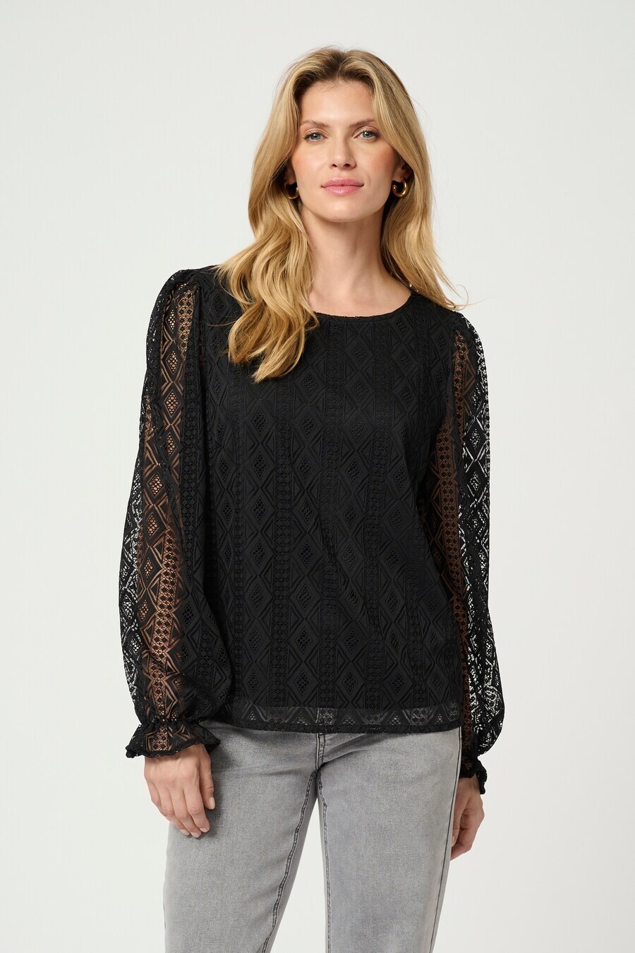 

Кружевная блузка Cream Blouse Valerie, черный