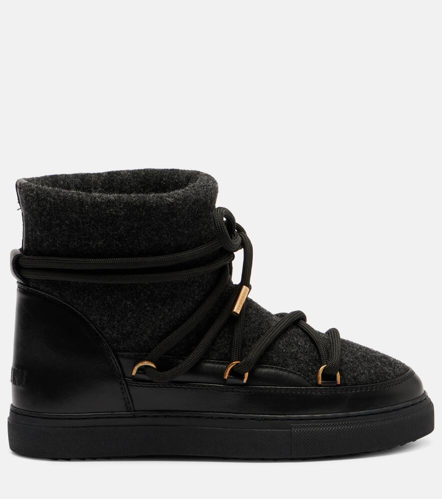 Зимние ботинки с отделкой из искусственной кожи Inuikii, Black — фото 4