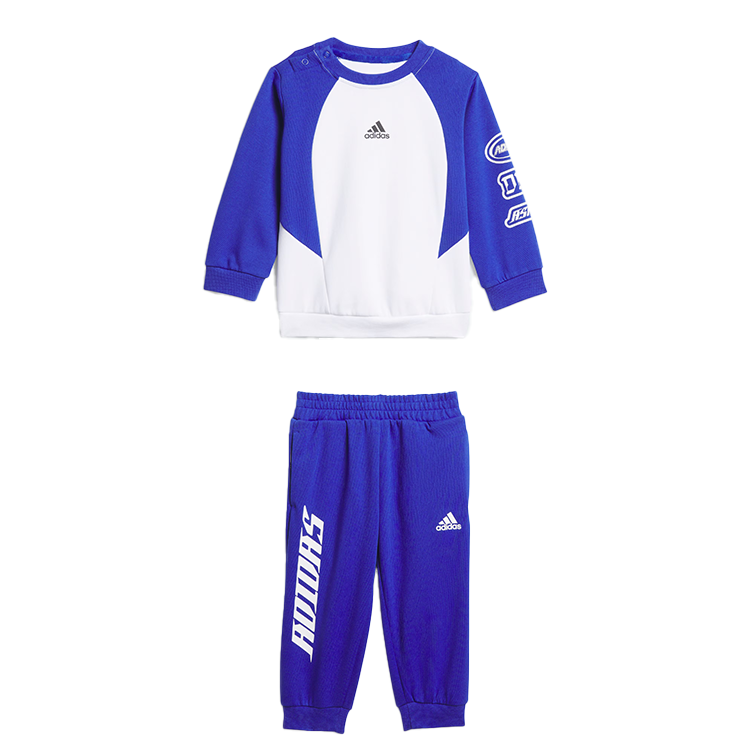 

Adidas Детский комплект полунеоновый синий/белый Infant And Toddler