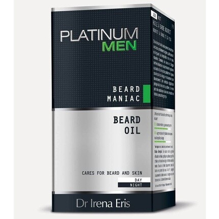 Масло для бороды Platinum Men Beard Maniac 30 мл, Dr Irena Eris — фото 2