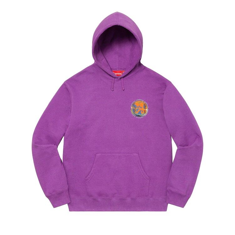 

Толстовка Supreme Embryo Hooded Sweatshirt Violet, фиолетовый
