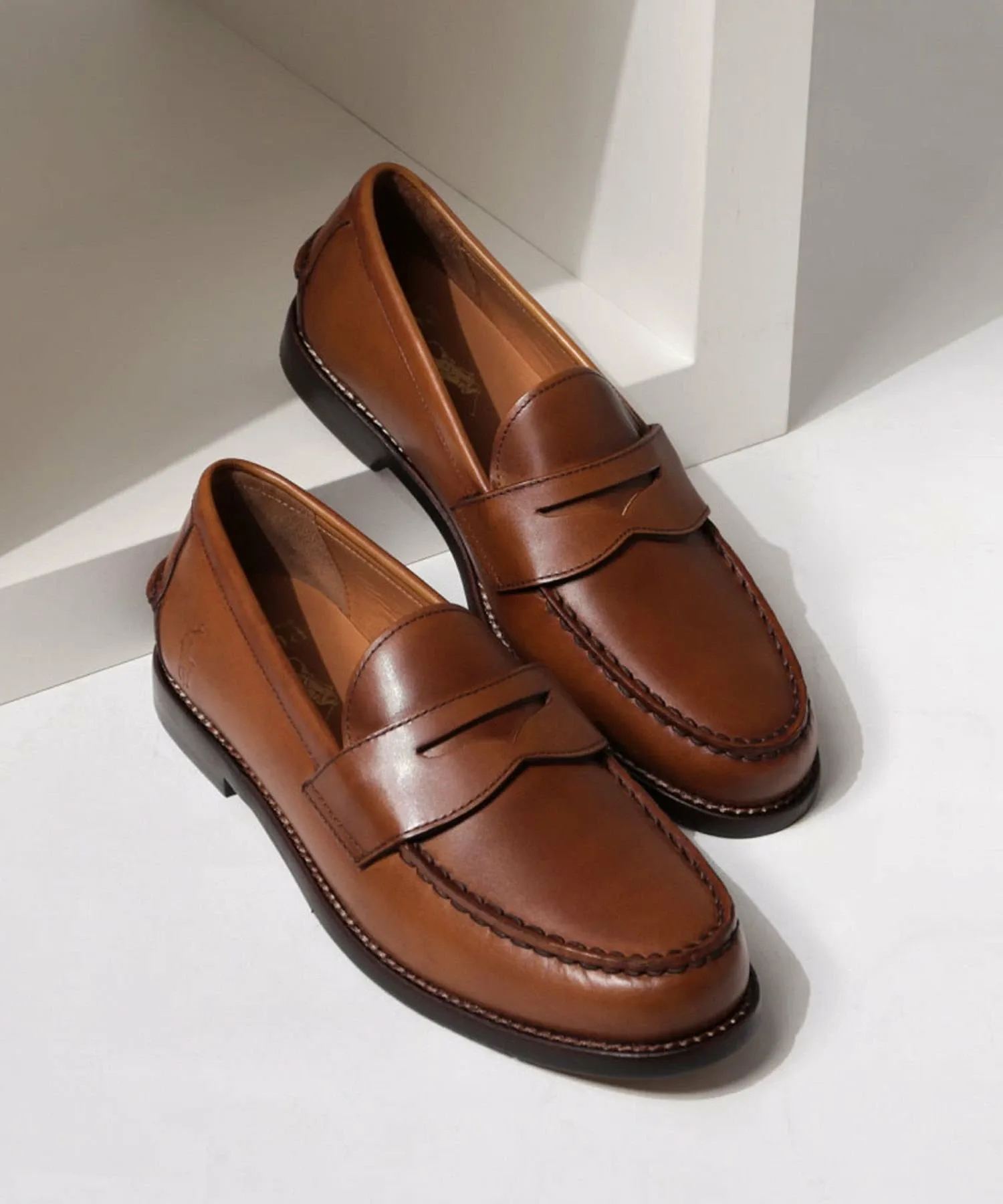 Поло Ральф Лорен RE50 ALSTON PENNY Повседневные туфли бежевого цвета Polo Ralph Lauren, Tan