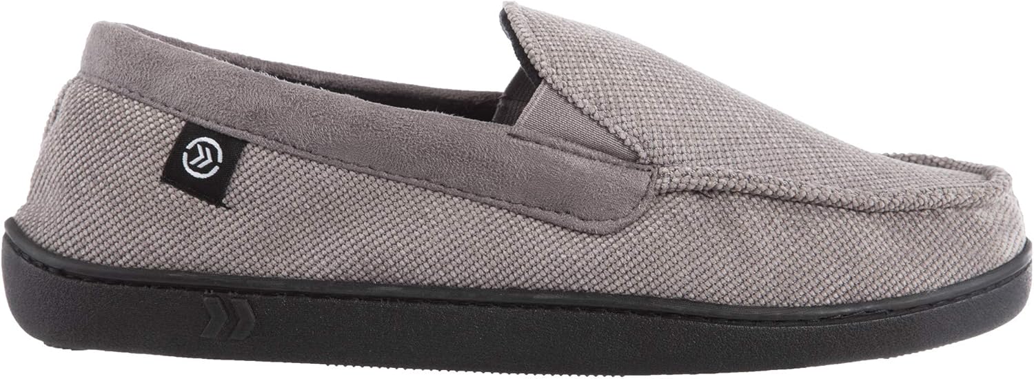 

Мужские мокасины Isotoner из вельвета с ромбовидной фактурой для дома и улицы с мемори-пеной