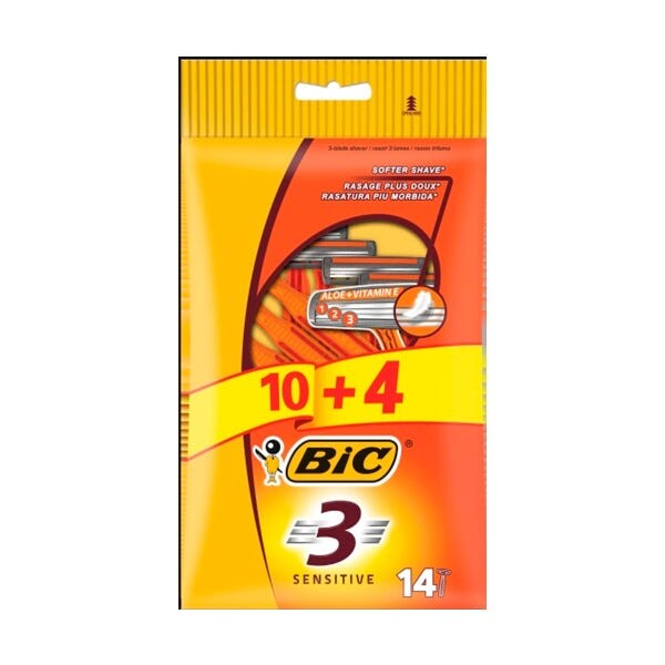 

Одноразовый Bic 3 Sensitive 14 шт Bic